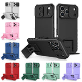 Slide Camera Armor Phone Case for IPhone 17 Air / 17 Pro Max / 17 Plus Plastic Holder Hard Bracket Cover Housing Shockproof