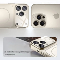 Luxury Original For Magsafe Matte Armor Case For iPhone 17 Air 16 15 14 13 Pro Max Funda Wireless Charging Hard Magnetic Cover