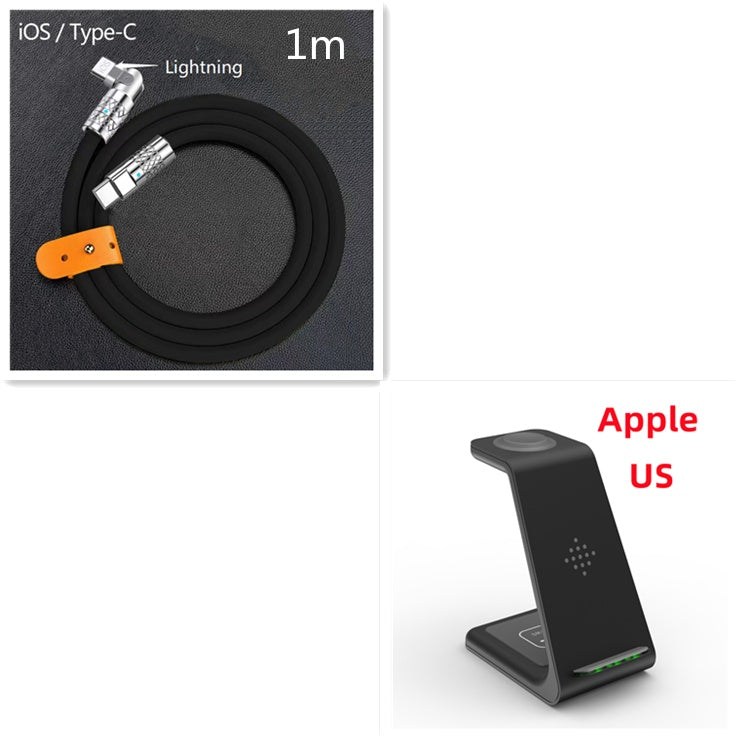 3 In 1 Wireless Fast Charging Dock For Apple & Android