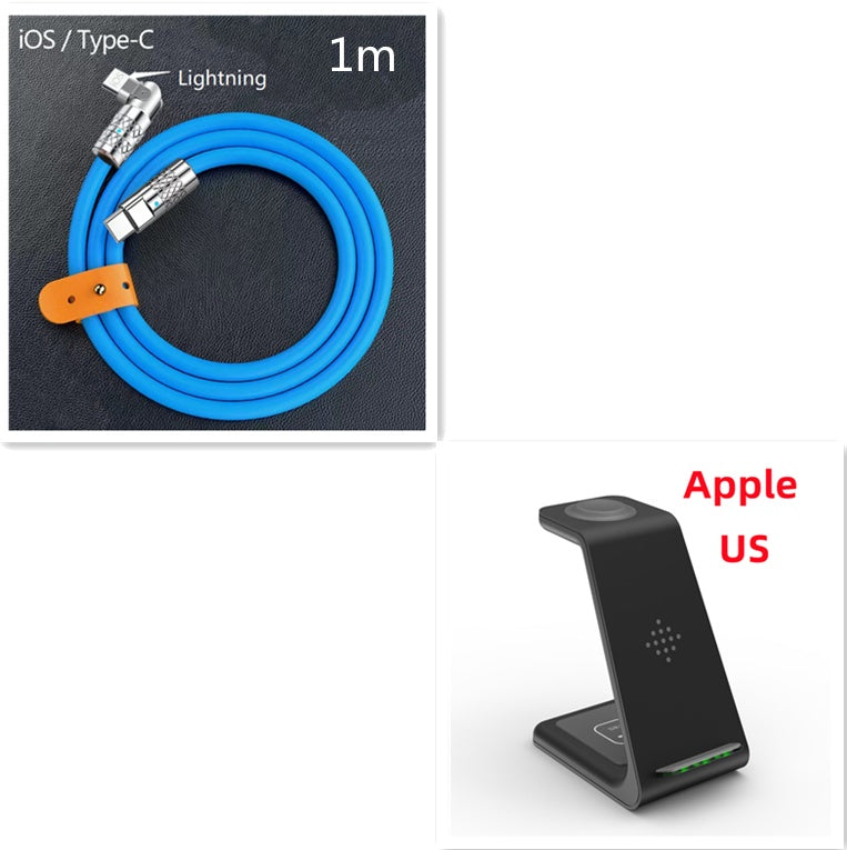 3 In 1 Wireless Fast Charging Dock For Apple & Android