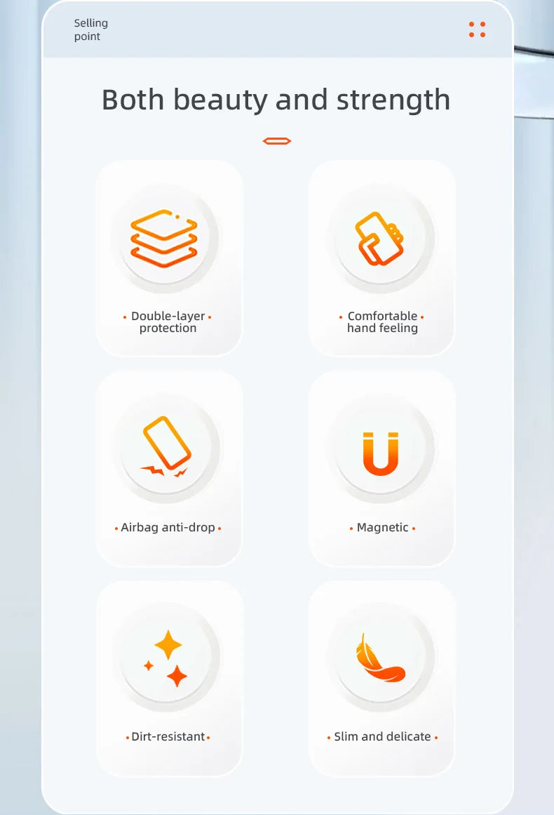 Military Armor Phone Case For iPhone 17 16 15 14 13 Pro Max 17Air 16E Magnetic Wireless Charging Anti-Drop Protective Cover