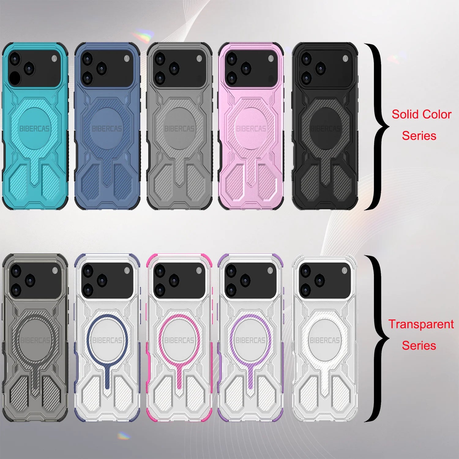 Military Armor Phone Case For iPhone 17 16 15 14 13 Pro Max 17Air 16E Magnetic Wireless Charging Anti-Drop Protective Cover