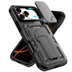 Armor Slide Camera Protection Stand Holder Case for Iphone 17 Pro Max Air 16 Plus Iphone17 Iphone16 Ip17 for Iphone 17