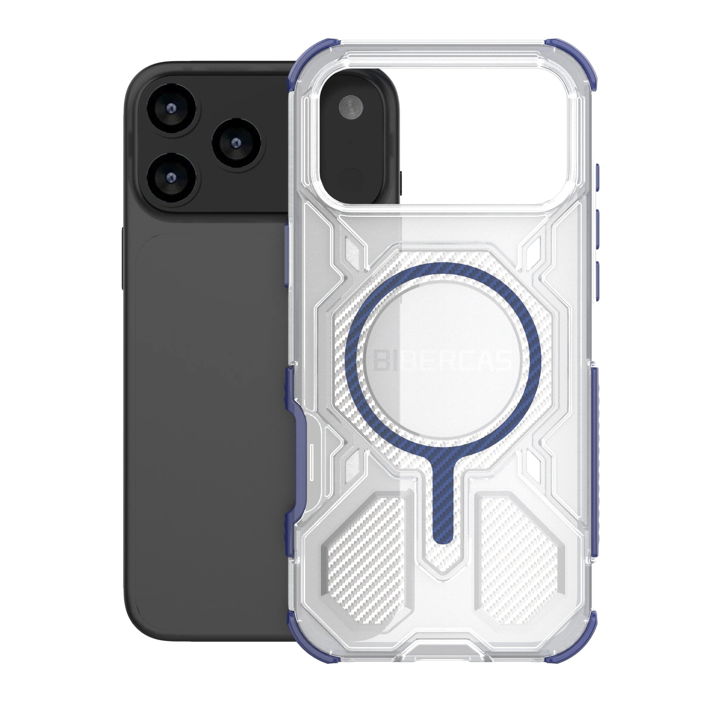 Military Armor Phone Case For iPhone 17 16 15 14 13 Pro Max 17Air 16E Magnetic Wireless Charging Anti-Drop Protective Cover