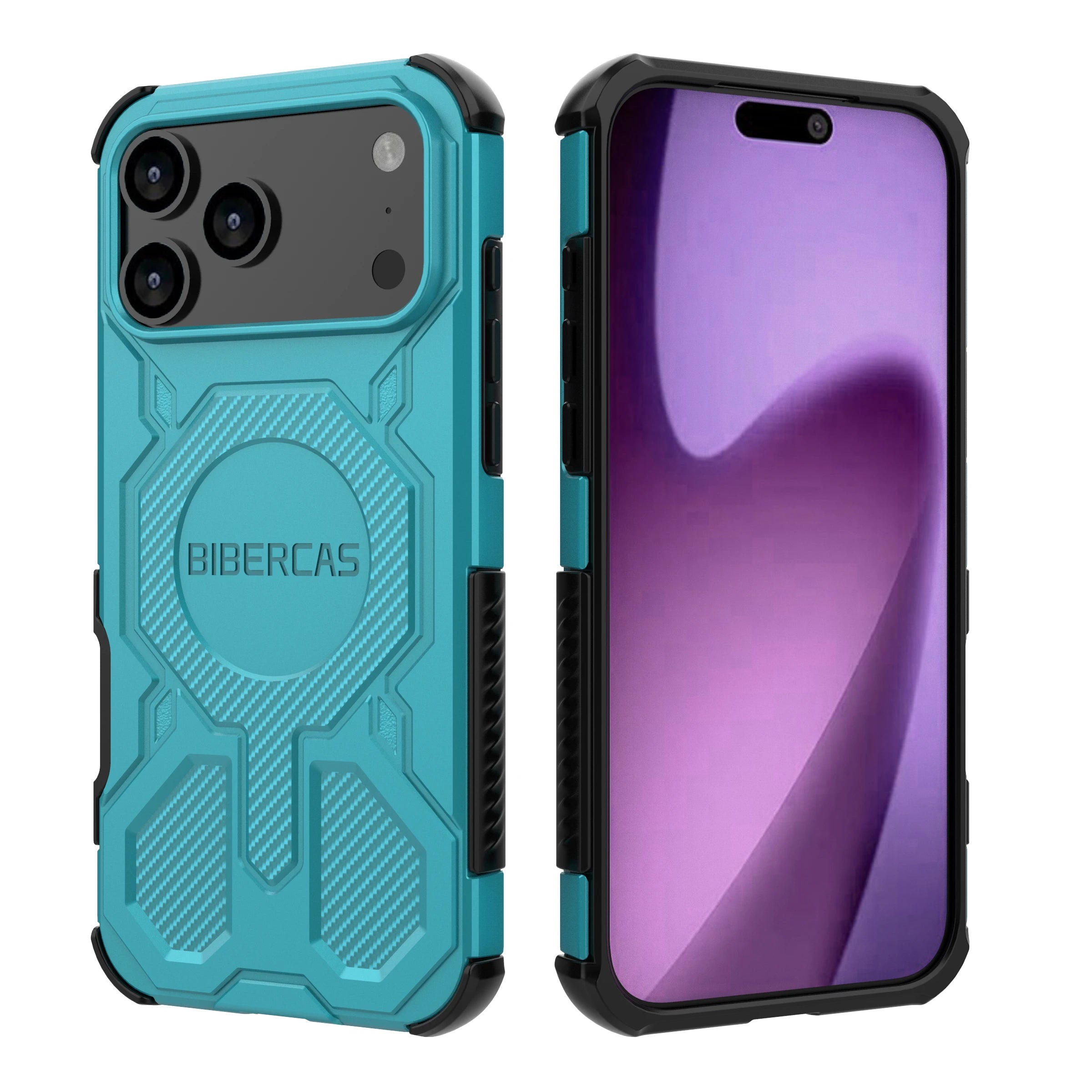 Military Armor Phone Case For iPhone 17 16 15 14 13 Pro Max 17Air 16E Magnetic Wireless Charging Anti-Drop Protective Cover