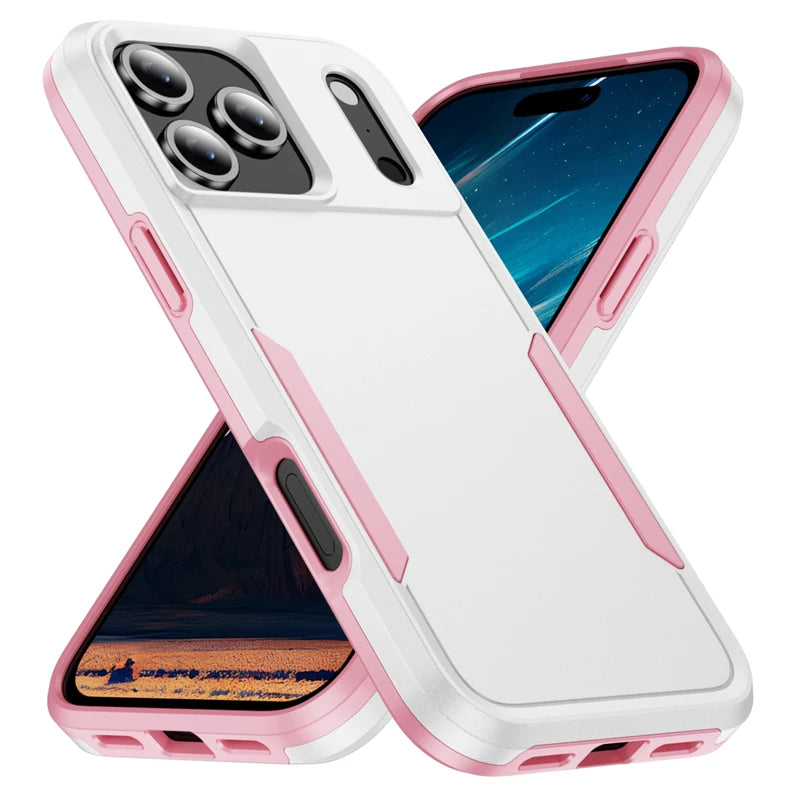 Armor Heavy Duty Drop Protector Case For iPhone 17 16 15 14 13 12 11 Pro Max 16E Phone Cases For iPhone Air 15 14 16 Plus Cover