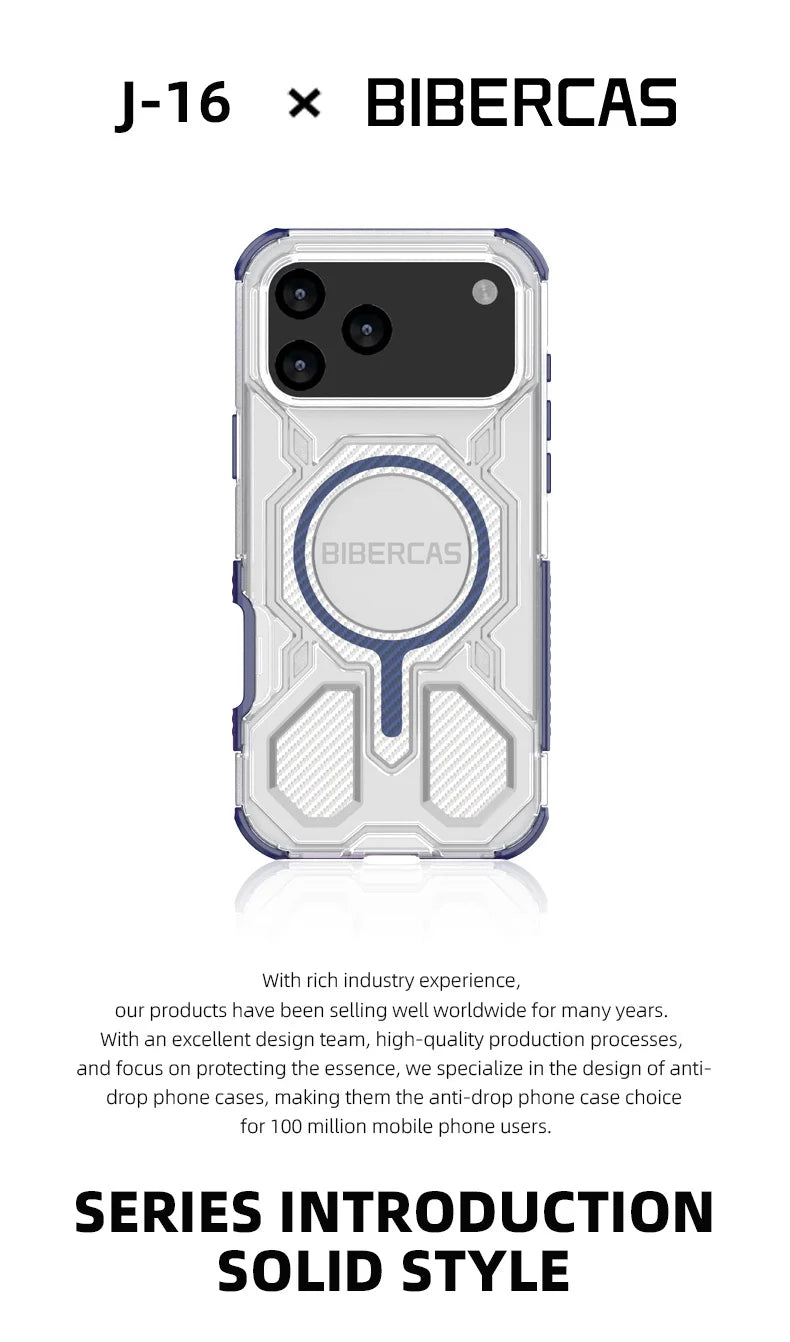 Military Armor Phone Case For iPhone 17 16 15 14 13 Pro Max 17Air 16E Magnetic Wireless Charging Anti-Drop Protective Cover