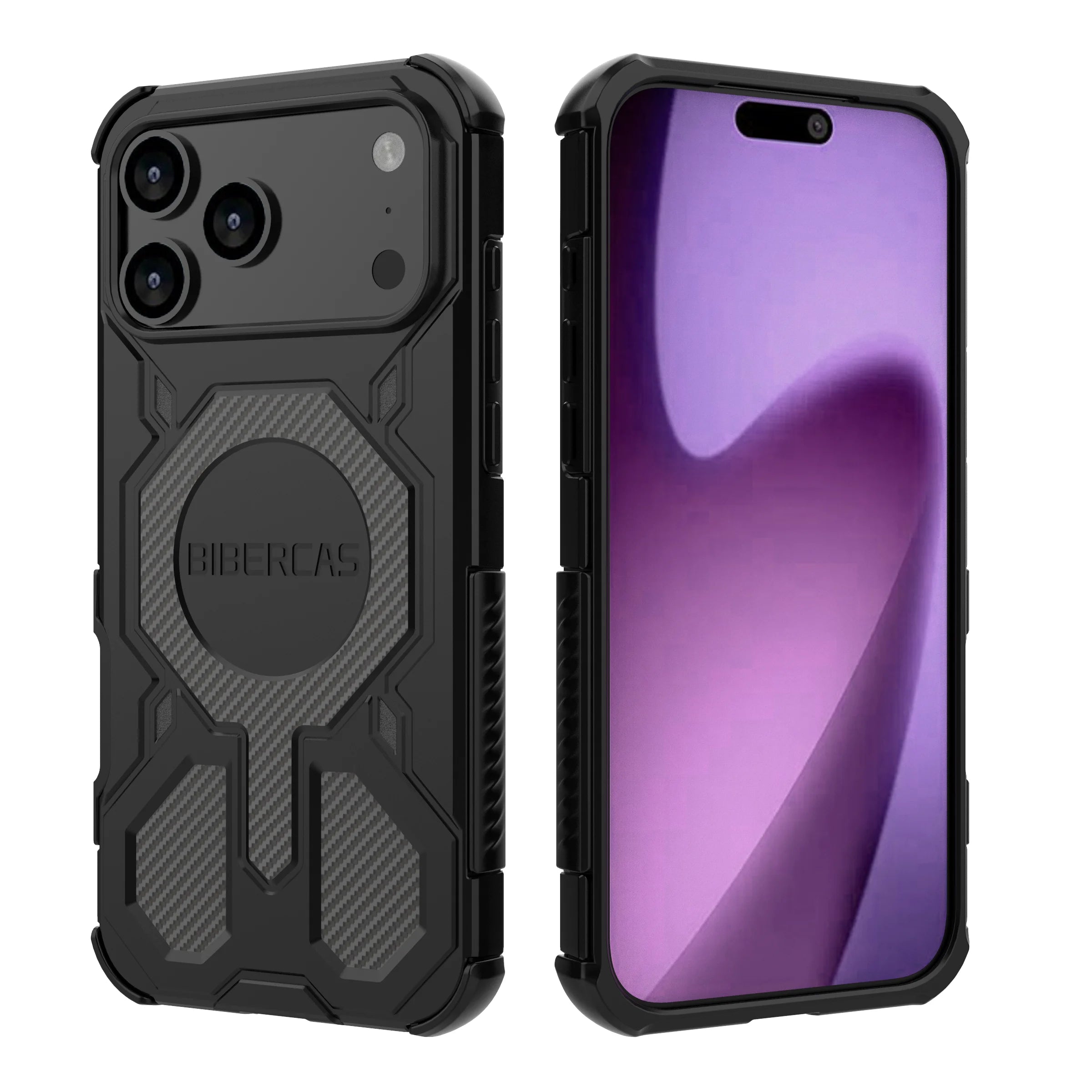 Military Armor Phone Case For iPhone 17 16 15 14 13 Pro Max 17Air 16E Magnetic Wireless Charging Anti-Drop Protective Cover