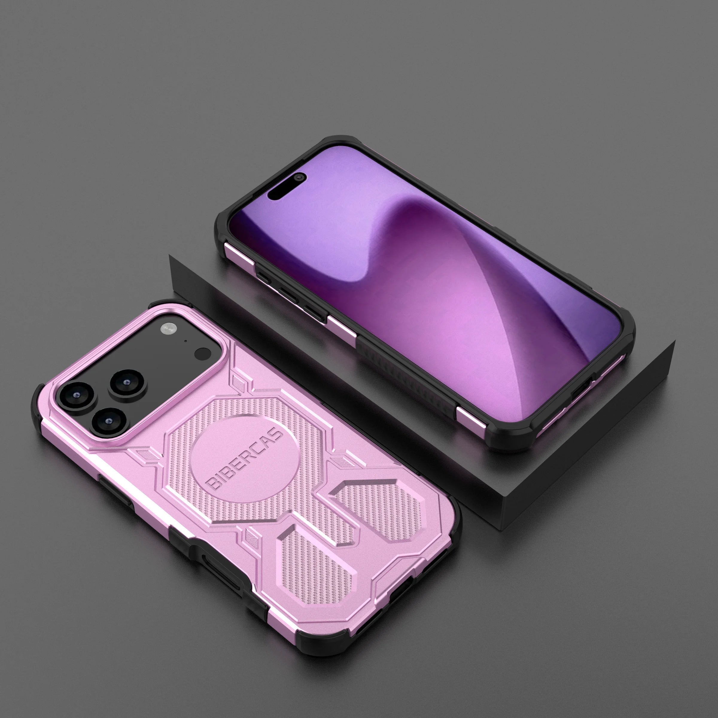 Military Armor Phone Case For iPhone 17 16 15 14 13 Pro Max 17Air 16E Magnetic Wireless Charging Anti-Drop Protective Cover