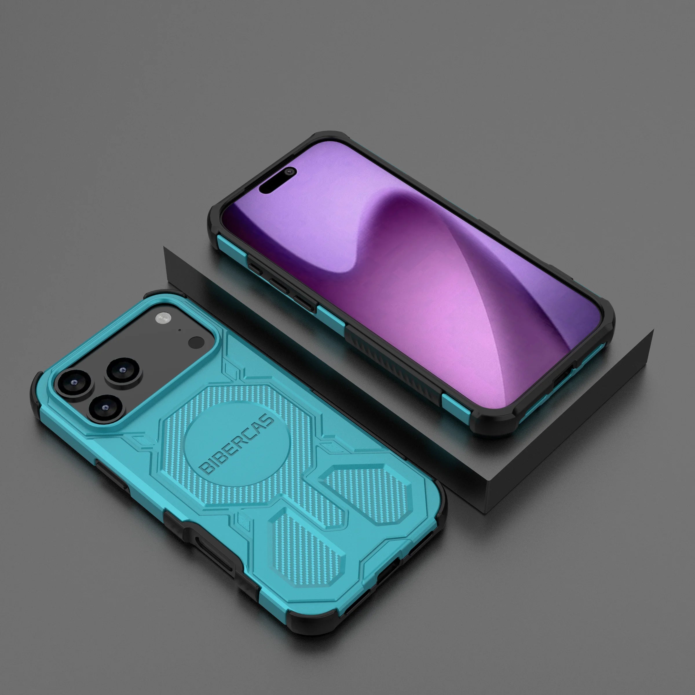 Military Armor Phone Case For iPhone 17 16 15 14 13 Pro Max 17Air 16E Magnetic Wireless Charging Anti-Drop Protective Cover