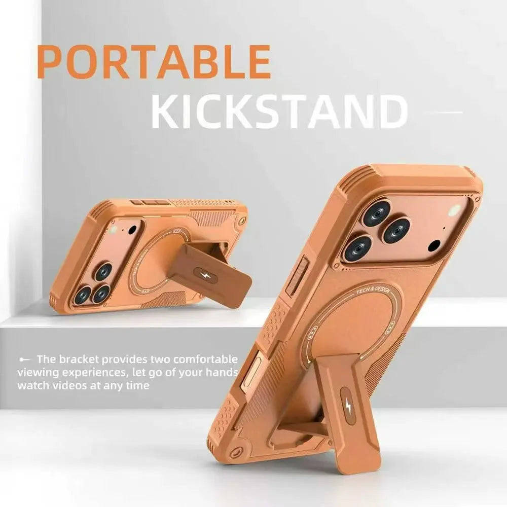 For iphone 17 Pro Military Protective Hard Armor Strong Magsafe Magnetic Case for Iphone17 Pro Max 17Pro 17proMax Holder Cover