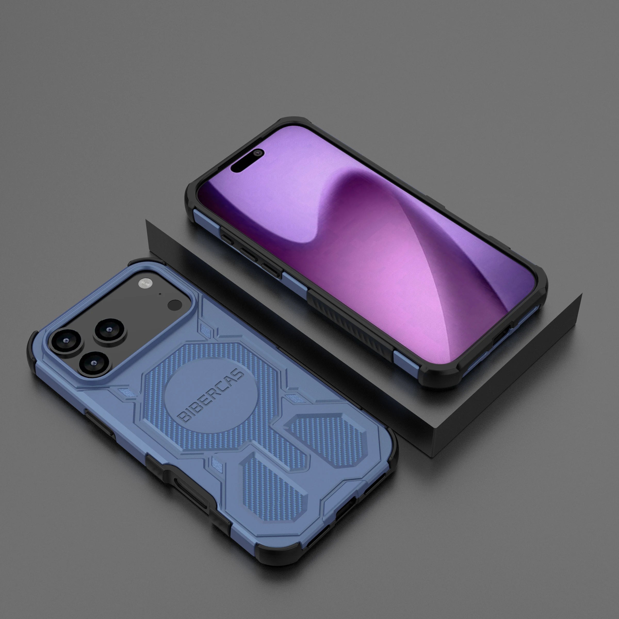 Military Armor Phone Case For iPhone 17 16 15 14 13 Pro Max 17Air 16E Magnetic Wireless Charging Anti-Drop Protective Cover