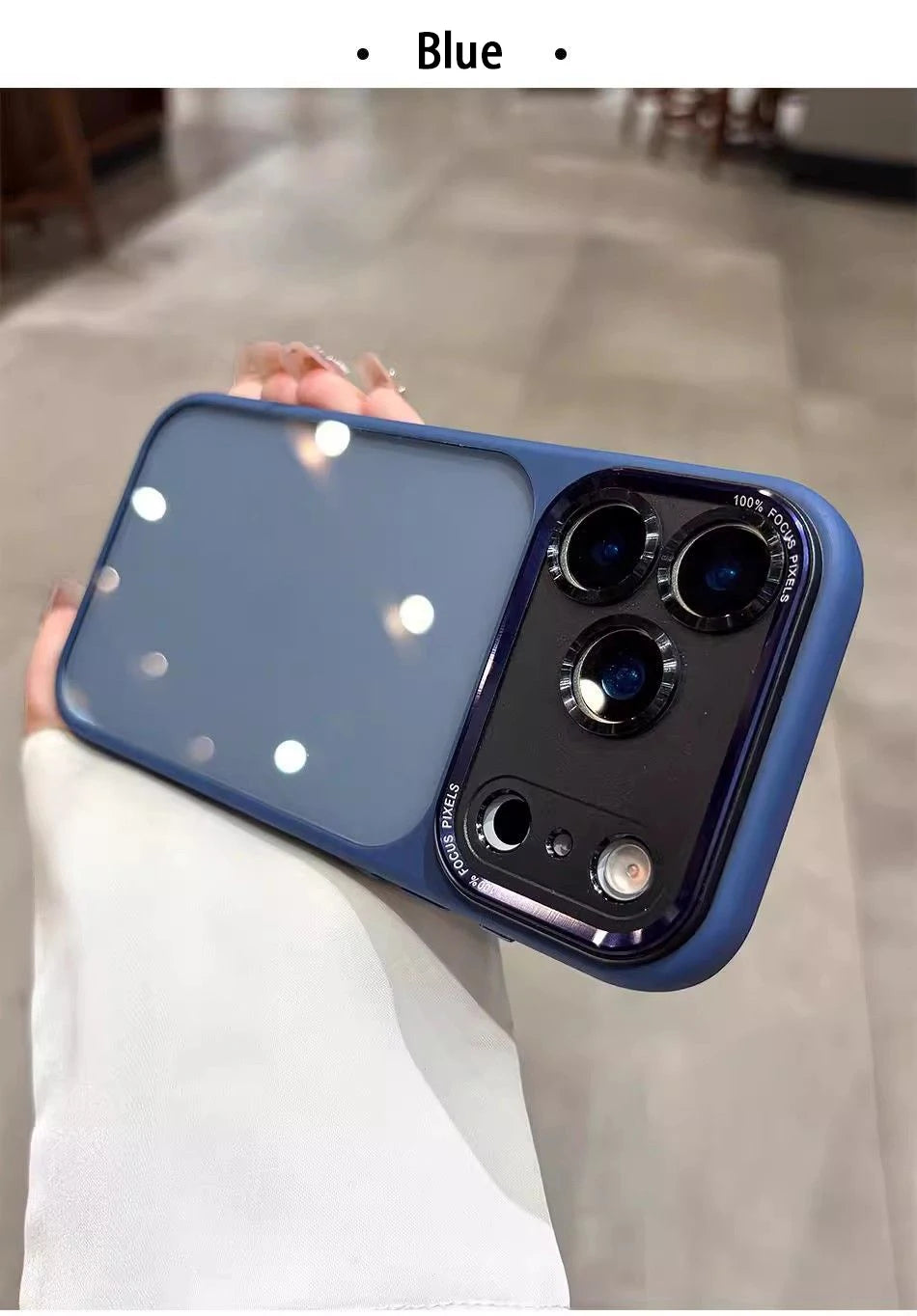 Lenovo Luxury Orange Shield Matte Transparent Phone Case For iPhone 16 17 Pro Max New Metal Buttons Skin Feel Shockproof Cover