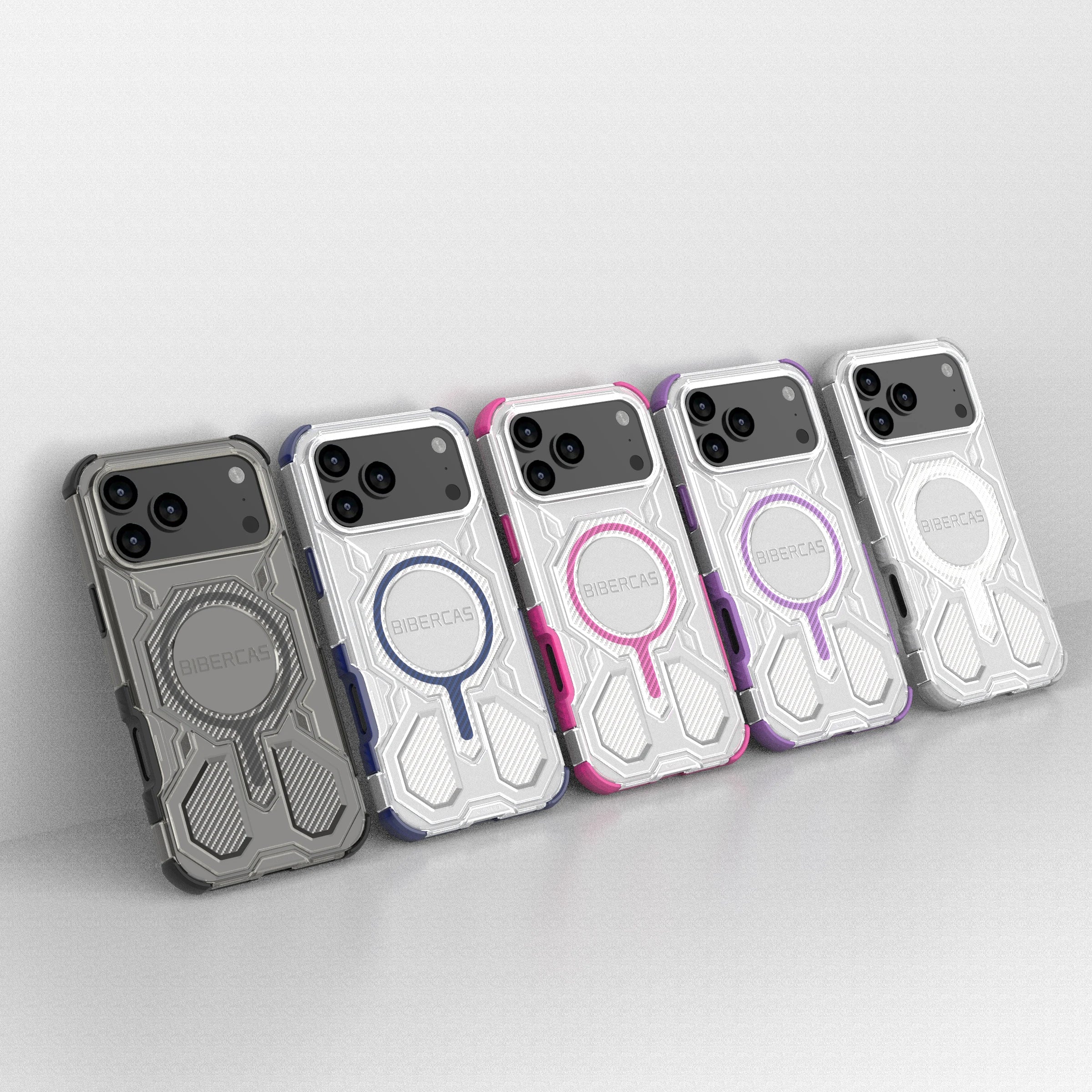 Military Armor Phone Case For iPhone 17 16 15 14 13 Pro Max 17Air 16E Magnetic Wireless Charging Anti-Drop Protective Cover