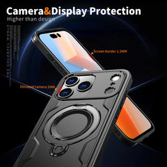 Armor Shockproof Case For iPhone 11 12 13 14 15 16 Plus 16e Air 17 Pro Max 360° Rotating Magnetic Stand TPU Plastic Back Cover