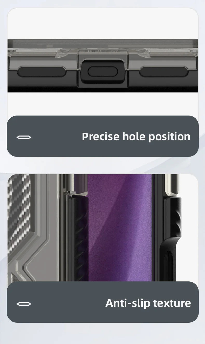 Military Armor Phone Case For iPhone 17 16 15 14 13 Pro Max 17Air 16E Magnetic Wireless Charging Anti-Drop Protective Cover