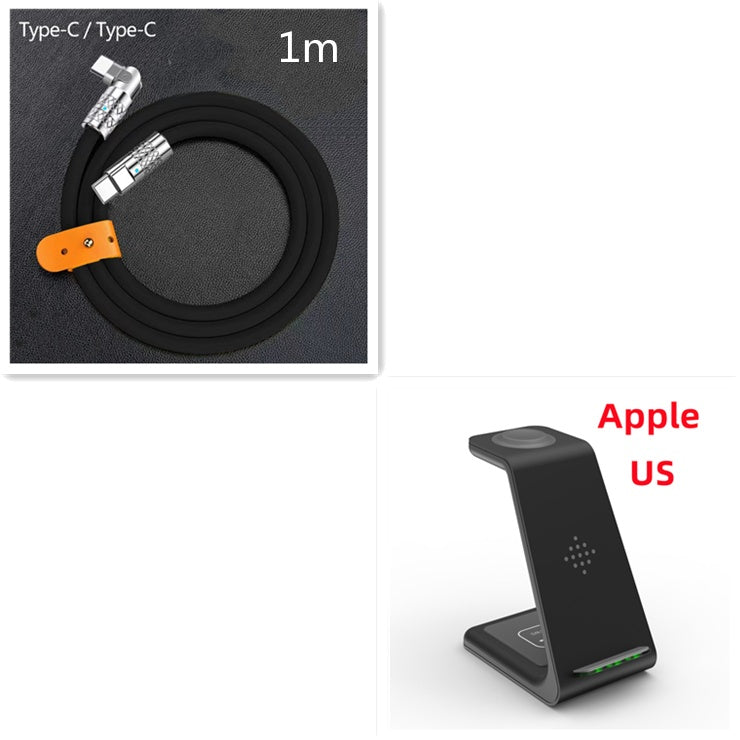 3 In 1 Wireless Fast Charging Dock For Apple & Android