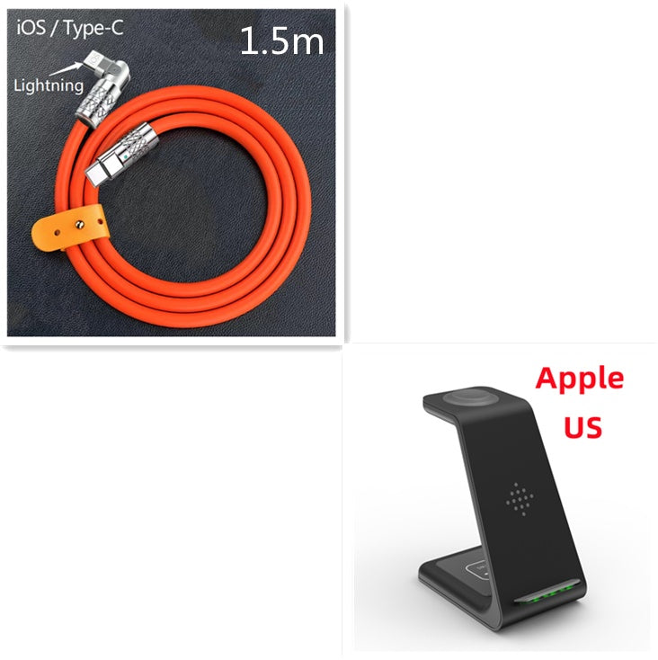 3 In 1 Wireless Fast Charging Dock For Apple & Android